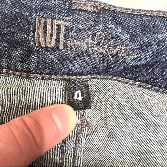 Kut From The Kloth Catherine Slouchy Distressed Boyfriend Denim Jeans Size 4 - Picture 13 of 16